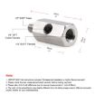 1/8 inch NPT Oil Pressure Sensor Connector for Car Modification - 5