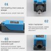 ME-8122 Parallel Roller Plunger Actuator Mini Limit Switch - 6