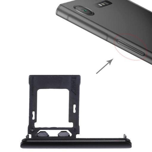 Sony Xperia XZ1 SIM/Micro SD Card Tray - Black - 1