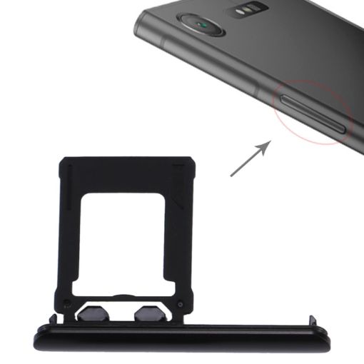 Sony Xperia XZ1 Micro SD Card Tray - Black - 1