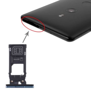 Sony Xperia XZ3 SIM Card Tray + Micro SD Card Tray - Green - 1