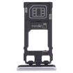 Sony Xperia 1/Xperia XZ4 Silver SIM Card Tray + Micro SD Card Tray - 1