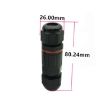 XYS20 IP68 Waterproof 3 Pin Straight Cable Connector - 2
