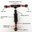 XY25 IP68 Waterproof 5 Pin T-type Cable Connector - 5