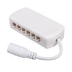 6 Ports 2510 Hub Splitter Junction Box Distributer Cabinet Light Adapter - 1