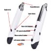 PR-08 1600DPI Wireless Whiteboard Pen Mouse - Silver Gray - 3