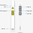 Deli 2.4GHz Laser Page Turning Pen - Black - 4