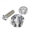 Pink Diamond Rhinestone Licence Plate Frame Anti-theft Fixing Nut Cover - 4
