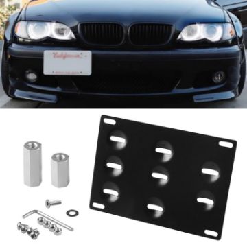 Front Bumper Tow Hook License Plate Bracket for Mercedes-Benz 2008 - 1