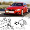 BMW F Series Front Bumper Tow Hook License Plate Bracket - 8