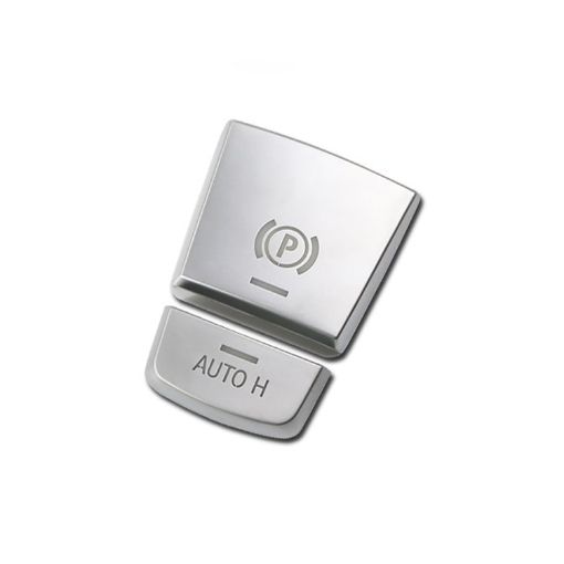 SRXTZM Parking Brake Switch P Button Cover for BMW F10 F07 F01 X3 F25 X4 F26 Silver - 1