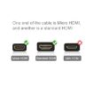 XM46 Full 1080P Video HDMI to Micro HDMI Cable for Xiaomi Xiaoyi - 1.5m - 5