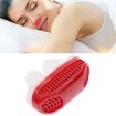 2 in 1 ABS Silicone Anti Snoring Air Purifier (Red) - 1