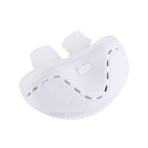 Portable Chargeable Electric Anti-Snoring Device - Icon White - 1