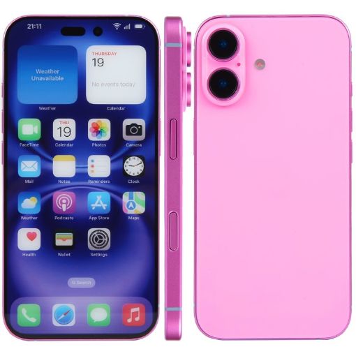 iPhone 16 Color Screen Dummy Display Model (Pink) - 1