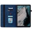 Blue Leather Tablet Case for Nokia T20 10.4 2021 - Skin Feel Solid Color Zipper - 3