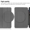 Nokia T20 Three-folding Holder Tablet Case (Grey) - 6