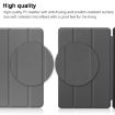 Nokia T21 Custer Grey Leather Tablet Case - 3-Fold Holder - 7