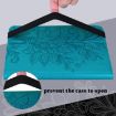 Blue Lace Flower Embossing Leather Tablet Case for Nokia T20 10.4 2021 - 6