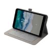 Nokia T10 Fabric PU + TPU Flip Tablet Leather Case - Grey - 5