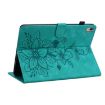 Nokia T10 Lily Embossed Leather Tablet Case - Green - 6