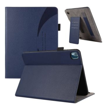 Nokia T10 8.0 Litchi Texture Leather Tablet Case - Dark Blue - 1