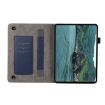 Nokia T21 10.4 2022 Litchi Leather Tablet Case - Dark Blue - 3