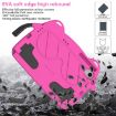 Nokia T20 10.36 2021 Ice Baby EVA Shockproof Tablet Case - Rose Red+Black - 6