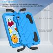 Nokia T20 10.36 2021 Tablet Case - Shockproof Hard PC - Sky Blue+Black - 7