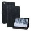 Nokia T10 Lily Embossed Leather Tablet Case - Black - 1