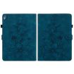 Nokia T21 Lily Embossed Leather Tablet Case - Dark Blue - 3
