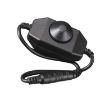 Black Knob Controller Dimmer for Single Color LED Strip Light - 1