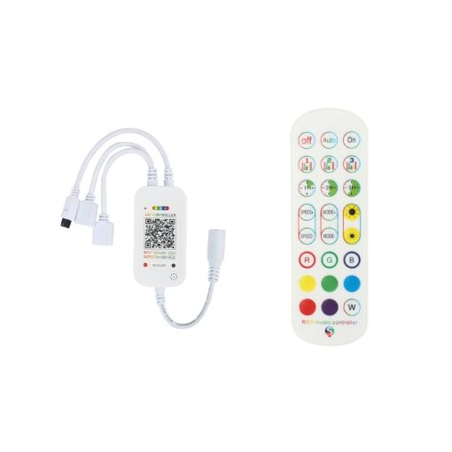 WiFi Smart RGB LED Strip Controller for Alexa, 24-keys - 5-24V - 1