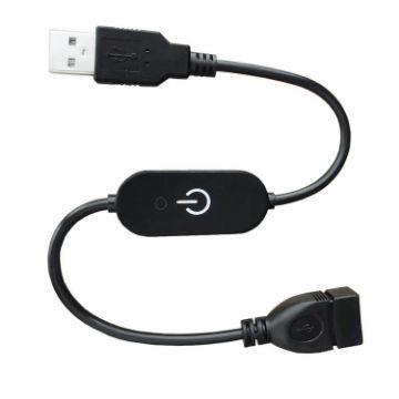 JUNSUNMAY USB LED Touch Dimmer Switch Controller 30cm Black - 1