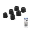KZ 6 PCS Memory Foam Earbuds Kit - Size L, M, S - 1