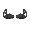 iMeBoBo A1 Shark Fin Nano Silicone Earplugs, Three Layer Black - 1