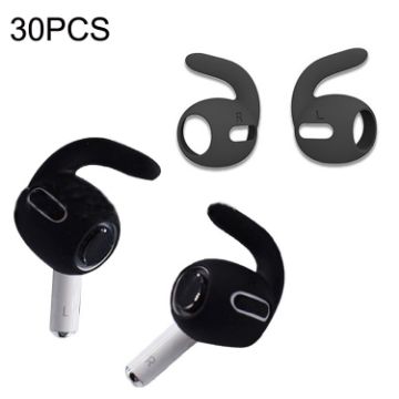 30PCS Black Ultra-thin Ear Caps for Apple Airpods Pro - 1