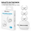 Beats Studio Buds AhaStyle PT172 Earphone Silicone Ear Caps + Case (White) - 2