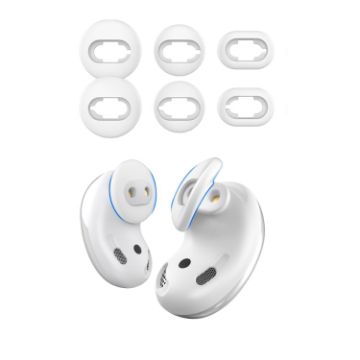 Samsung Galaxy Buds Live Silicone Earbud (White) - S+M+L Sizes - 1