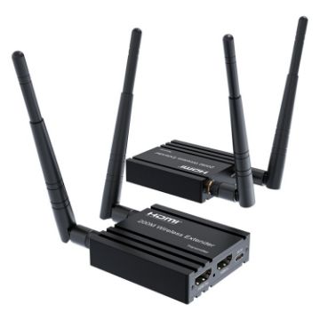 200m Wireless HDMI Extender Signal Amplifier, Transmitter+Receiver - 1