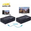 HDMI to RJ45 Ethernet Cable Extender 100m - 4K HD Signal Amplifier - 3