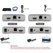 HDMI Single Cable 120m Transmitter/Receiver Extender 4K HD Transmitter EU Plug - 6