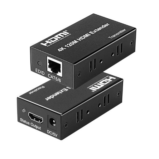 4K HDMI to RJ45 Network Extender, 120m Transmission Distance - 1