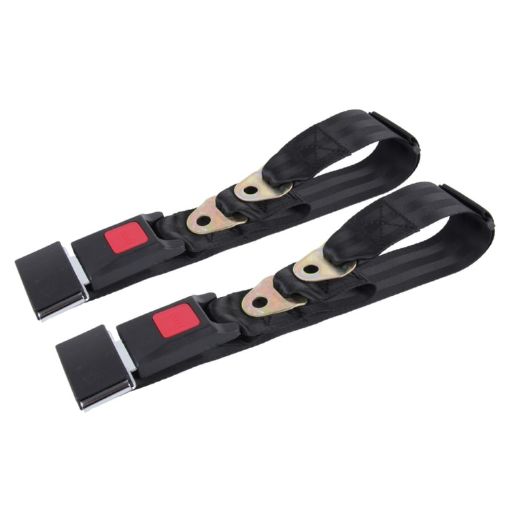 Autofriend ZY-352 2 Point Car Safety Seat Belt Set Kit (2 PCS) - 1