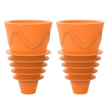 Fruit Fly Catch Trap Insect Mosquito Luring Fly Tools - 2pcs/Box (Orange) - 1