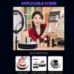 Intelligent Electric Rotating Turntable Mirror Display Stand (Blue Light) - 9