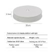 30cm Electric Rotating Turntable Display Stand LED Light - White - 2