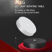 30cm Electric Rotating Turntable Display Stand LED Light - White - 6