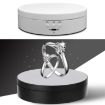 13.8cm USB Charging Smart 360 Degree Rotating Turntable Display Stand - White - 1
