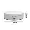 13.8cm USB Charging Smart 360 Degree Rotating Turntable Display Stand - White - 2